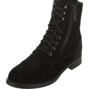 Hiraeth Hanne Boots Velvet Combat Boot Sz 7.5